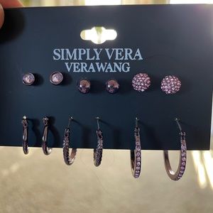 Purple Vera want earrings